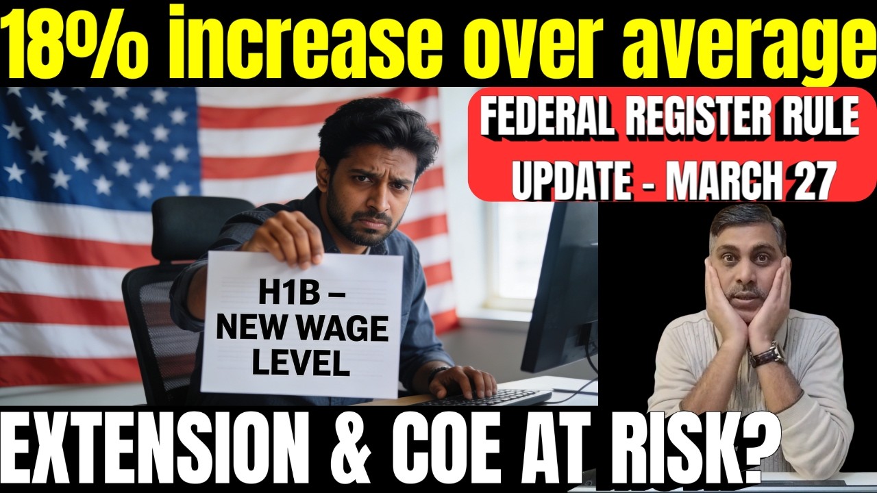 భారీగా పెరిగిన H1B Visa జీతాలు | New Rule Expected on March 27 &ndash; Possible Impact on Extension & COE