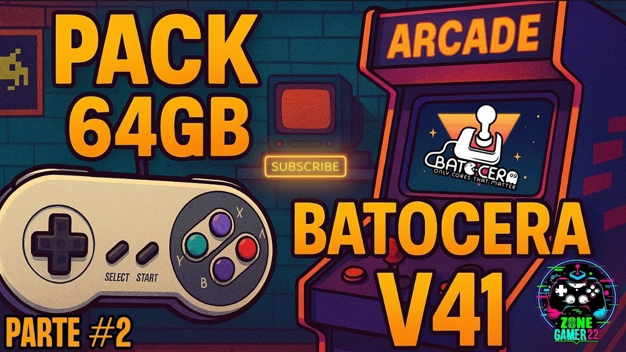 Batocera V41 PACK 64GB🔔Con Mas de 67 Sistemas para emular con 6670 Juegos🔔Todo Listo En 2025🔔PARTE 2