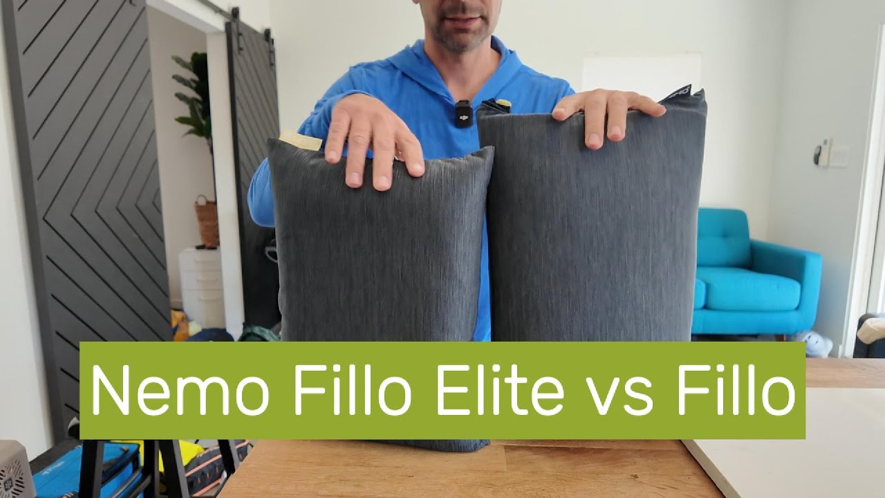 NEMOFillo vs Fillo Elite Backpacking Pillow Comparison