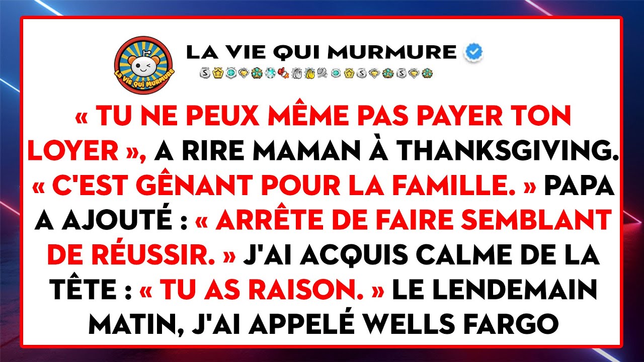 Maman Pense Que Je Ne Peux Pas Payer Un Loyer. Je Verse 4 800 $ Pour Son Prêt Depuis 3 Ans.