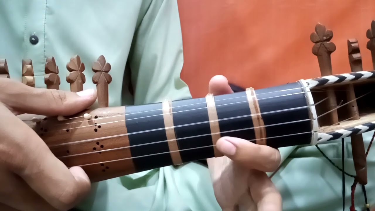 Bibi Sherini|Slow motion|Rabab Learning bibi shireenay|How to play bibi sherini.