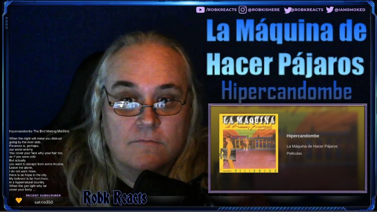 La Máquina de Hacer Pájaros - First Time Hearing - Hipercandombe  - Requested Reaction