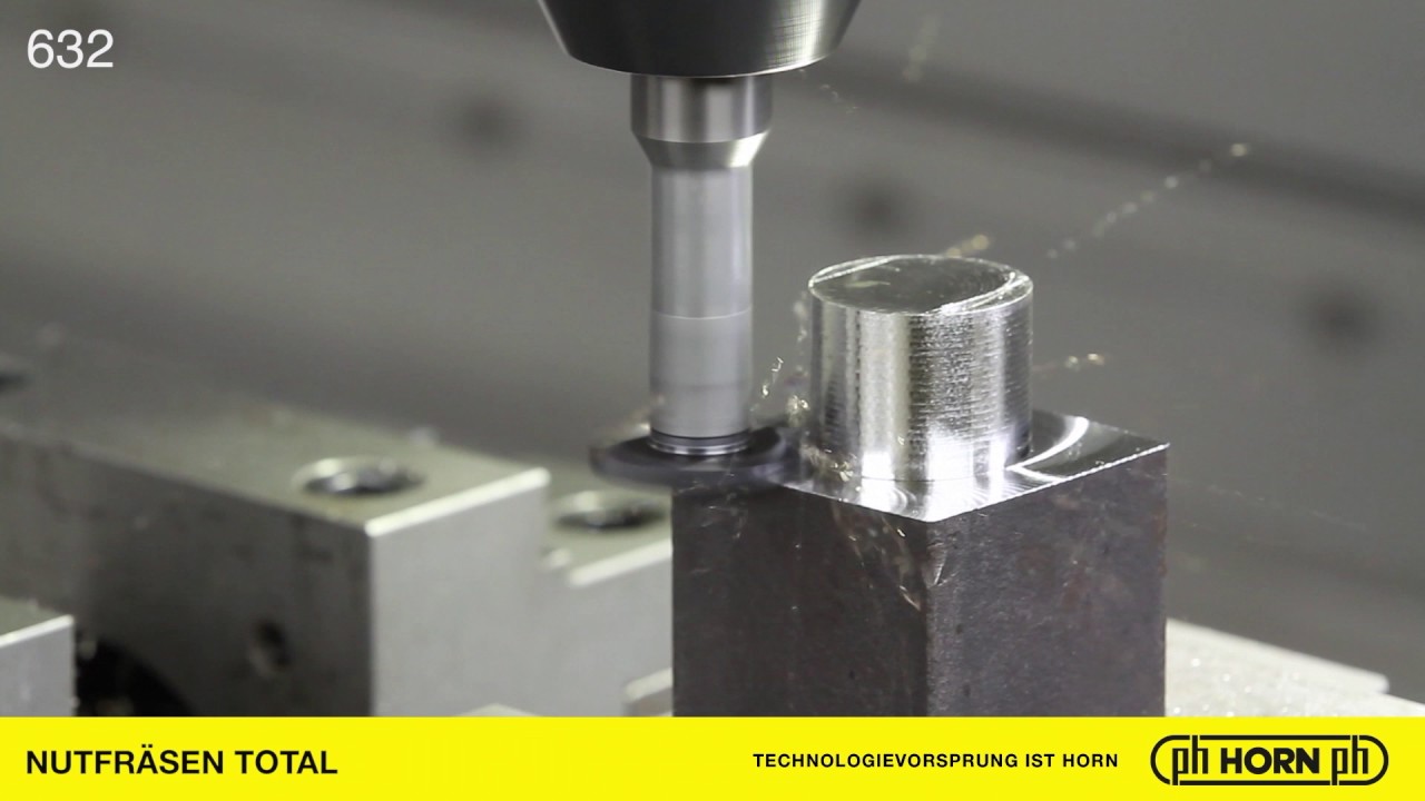 Nutfräsen zirkular / Circular Interpolation Groove Milling