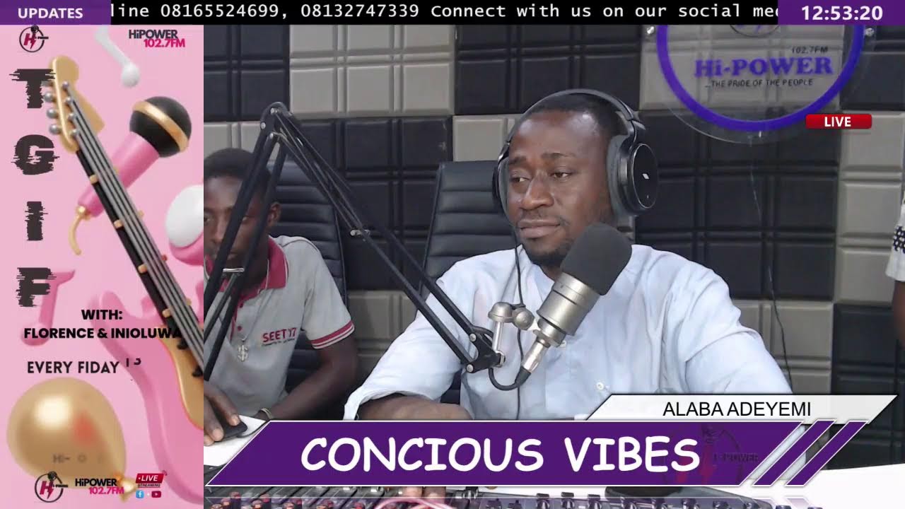CONCIOUS VIBES WITH ALABA ADEYEMI