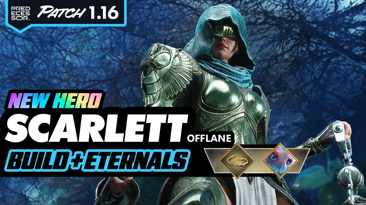 Predecessor 1.16 NEW HERO SCARLETT - Offlane Build + Eternals + Items #predecessor #newhero