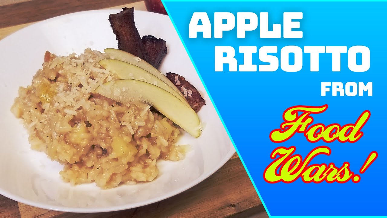 I Made the CREAMY Apple Rissotto from Food Wars!