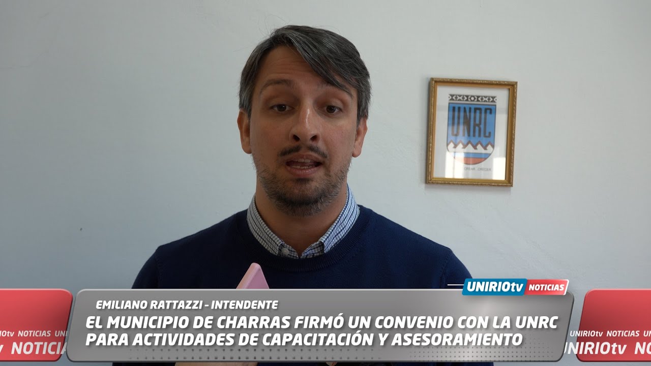 EL MUNICIPIO DE CHARRAS FIRM&Oacute; UN CONVENIO CON LA UNRC PARA ACTIVIDADES DE CAPACITACI&Oacute;N