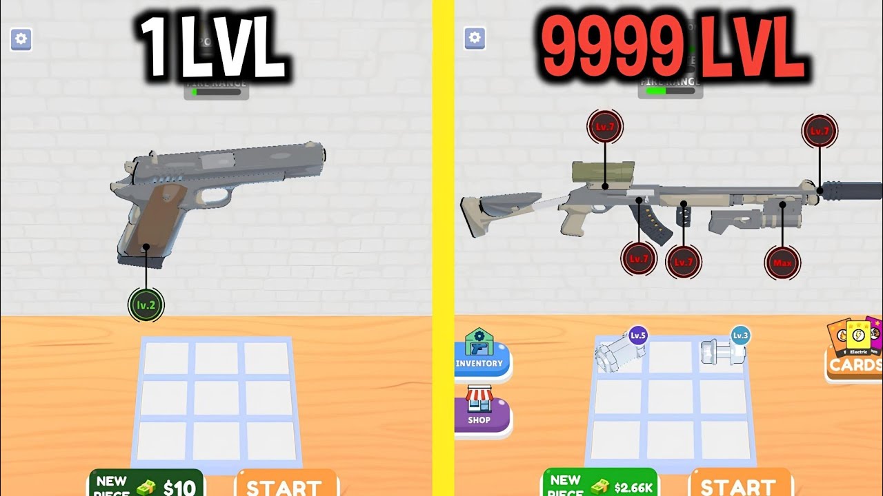 MAX LEVEL in Gun Run: Spin & Shoot Game