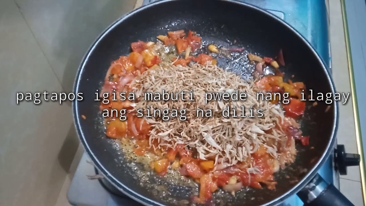 kinamatisang dilis | low budget ulam