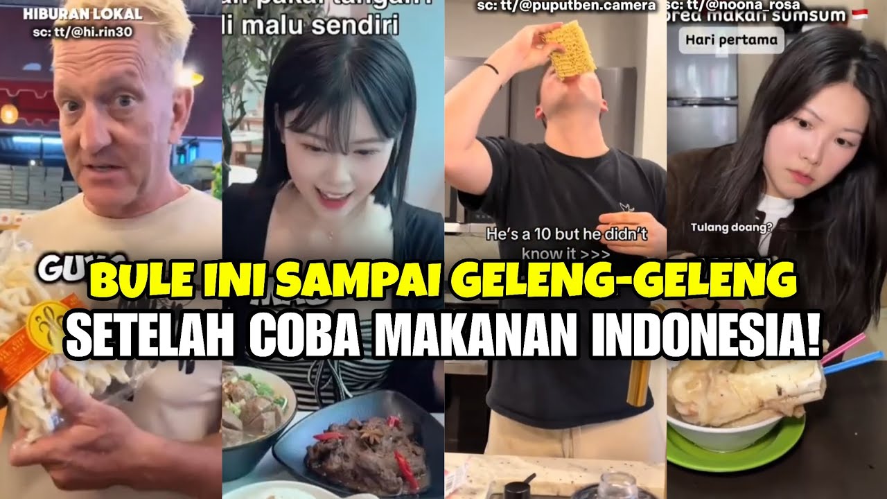 Bule Ini Sampai Geleng-Geleng Setelah Coba Makanan Indonesia!