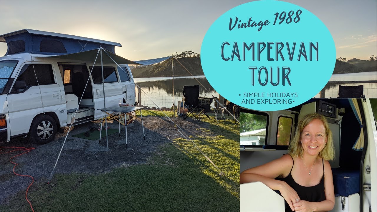 Vintage Van Tour (Australia)| Nissan Urvan Poptop Campervan from 1988