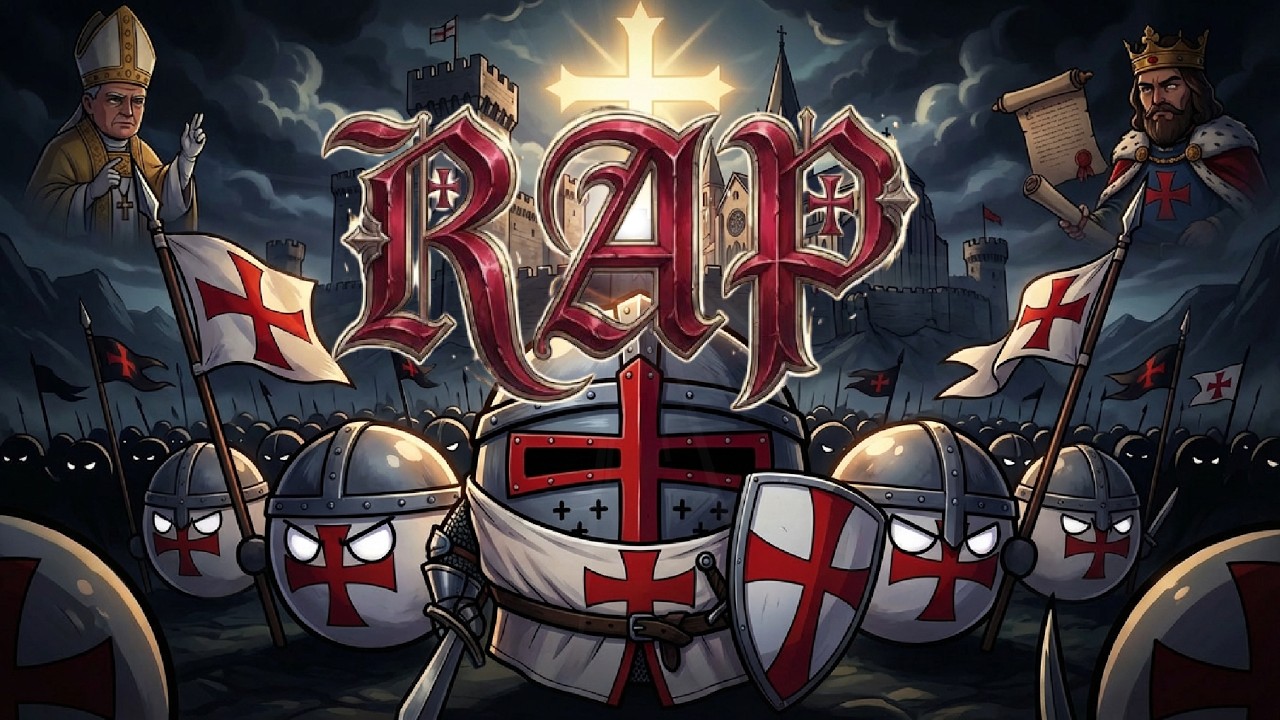 ⚔️ RAP de Los TEMPLARIOS ⚔️ | Los Monjes Guerreros M&aacute;s Poderosos de la Edad Media