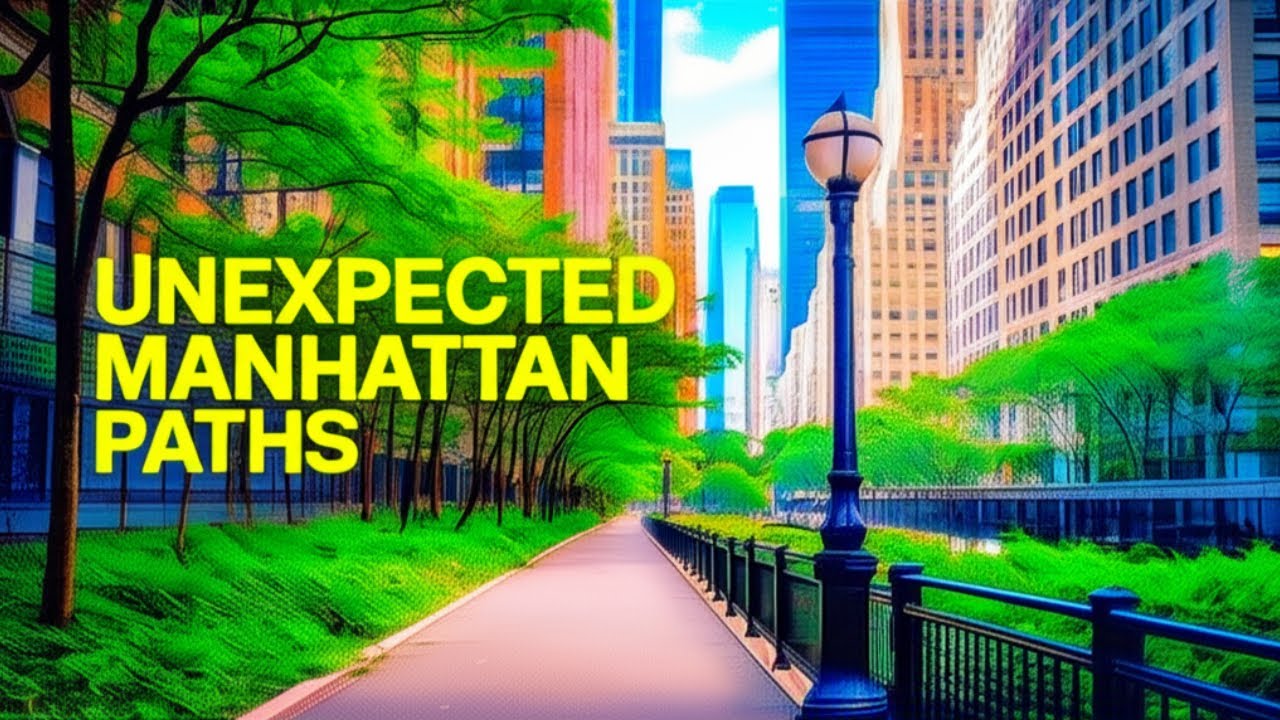 4K New York City Walking Tour  - Walking Through Manhattan’s Hidden Paths Will Surprise You!