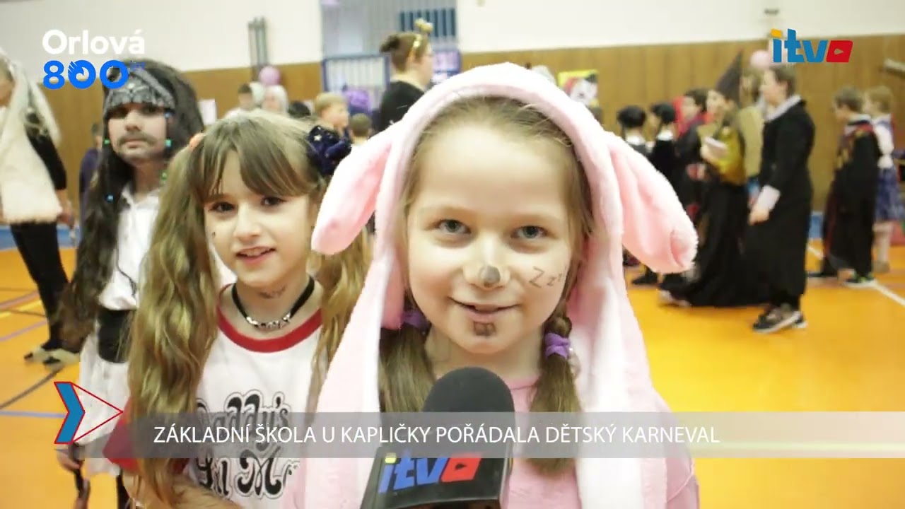 ZÁKLADNÍ ŠKOLA U KAPLIČKY POŘÁDALA DĚTSKÝ KARNEVAL