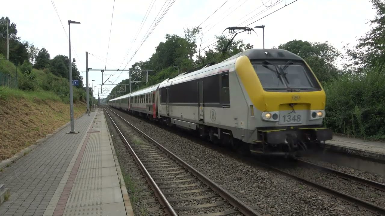 Treinen op station Jambes-Oost/Trains à la gare de Jambes-Est 2-8-2024
