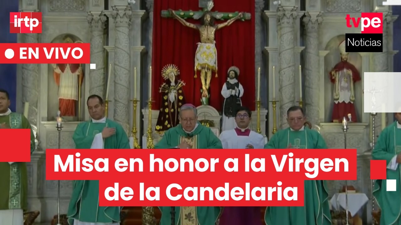 Desde Puno EN VIVO: misa en honor a la Virgen de la Candelaria, domingo 8 de febrero del 2026