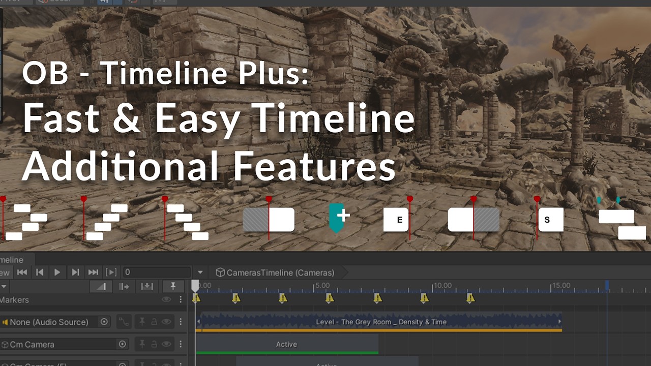 Новые функции временной шкалы | OB — Timeline Plus (инструмент Unity)
