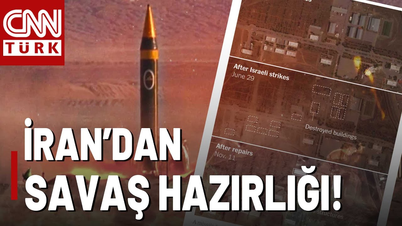 İran Füze Tesislerini Onarıyor! İşte İran'ın Savaş Hazırlığı...