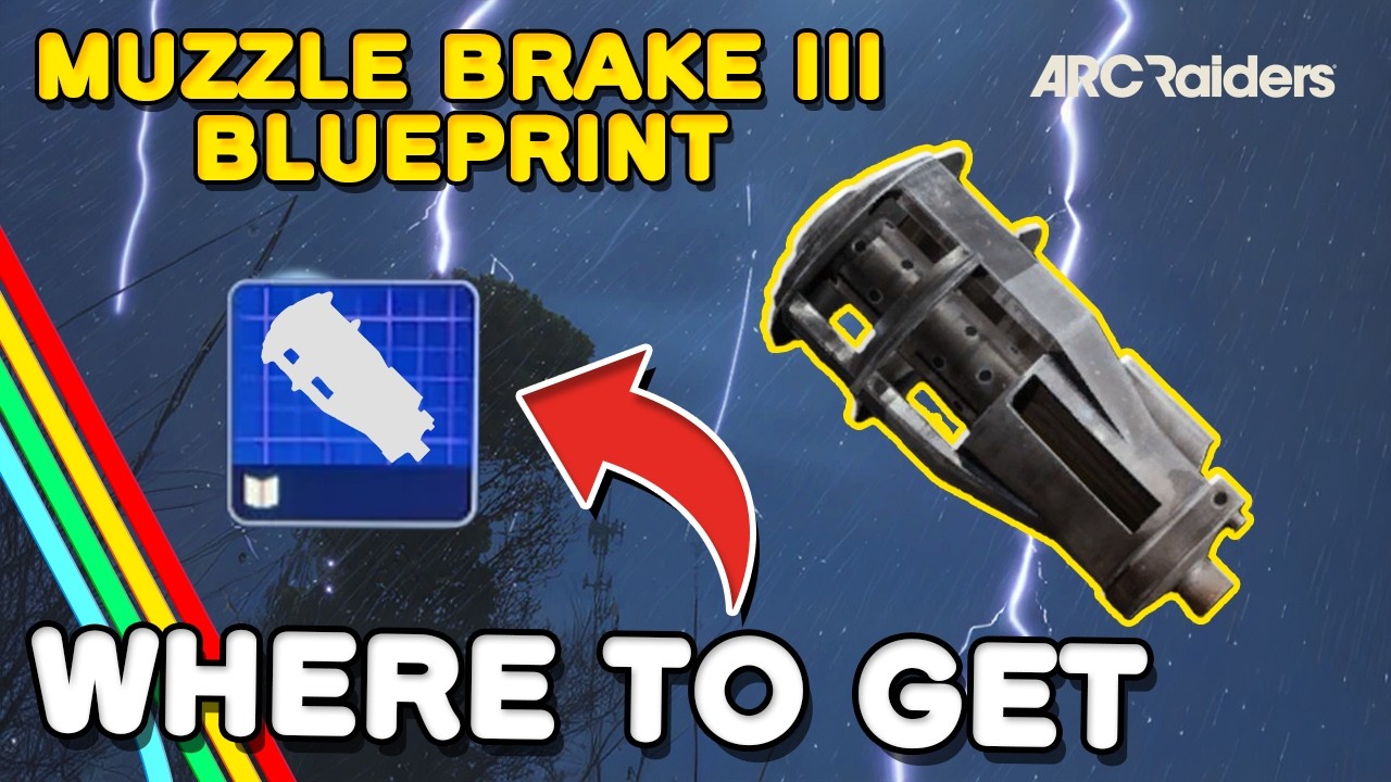 Where to find Muzzle Break 3 Blueprint in Arc Raiders