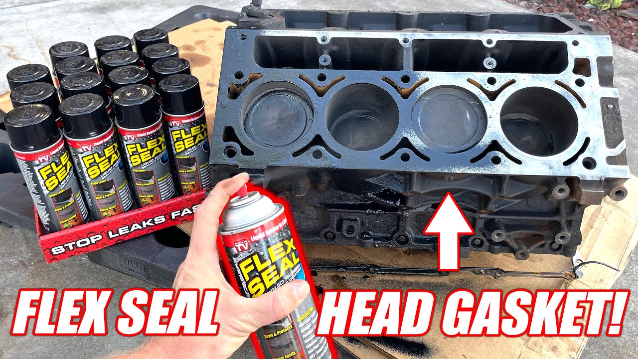 Мы использовали FLEX SEAL в качестве прокладки головки блока цилиндров нашего двигателя! И завели...