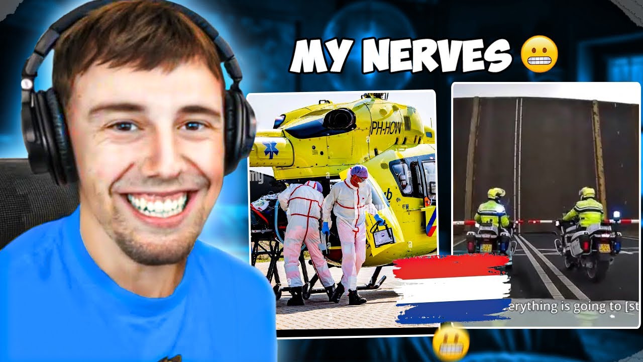American Reacts to Dutch Ambulance Escort...gets blocked by bridge