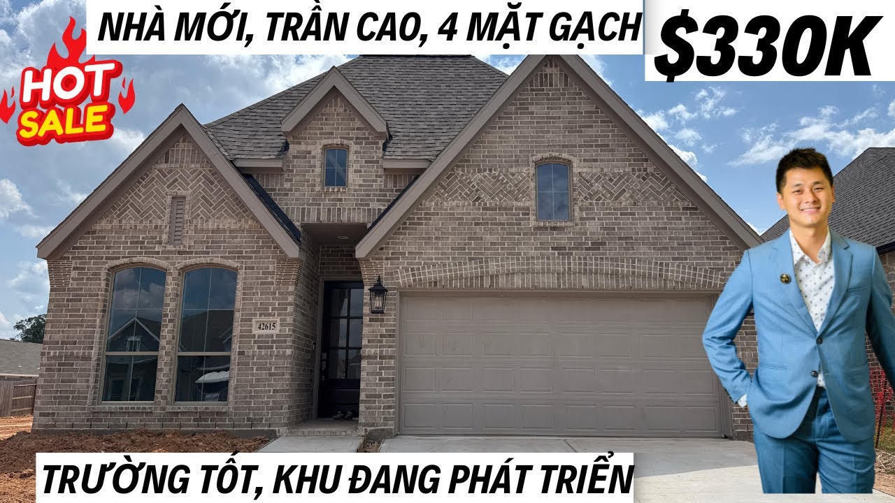 Ep.37 Giá quá tốt dành cho nhà Perry home tại Texas, khu mới đang phát triển, an ninh, giá trị cao.