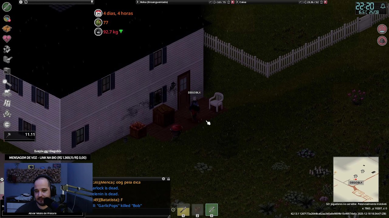 ZOMBOID MULTPLAYER NO SERVER DO @ShivasBR