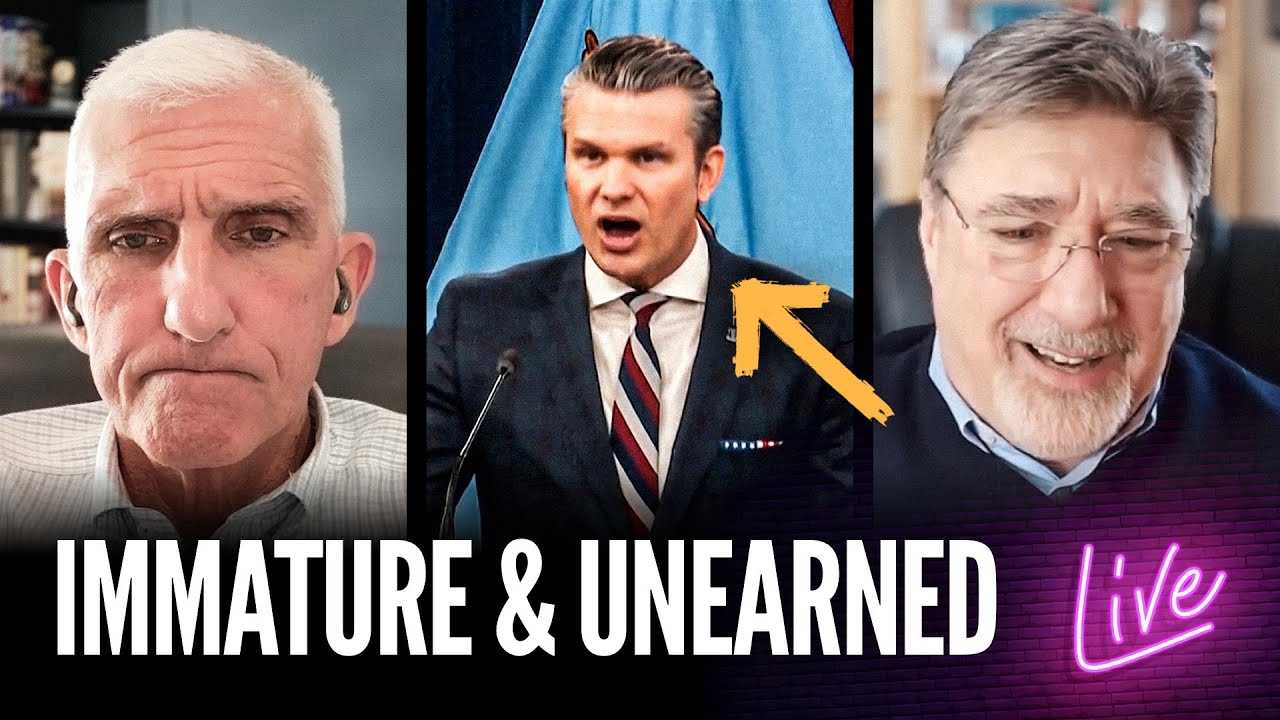LIVE REACTION: Hegseth Press Event, Iran War Updates (w/ Tom Nichols)