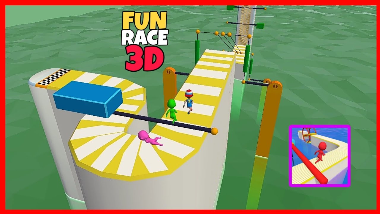 FUN RACE 3D - Gameplay Walkthrough Level 1007 || All Levels by unlock puzzles