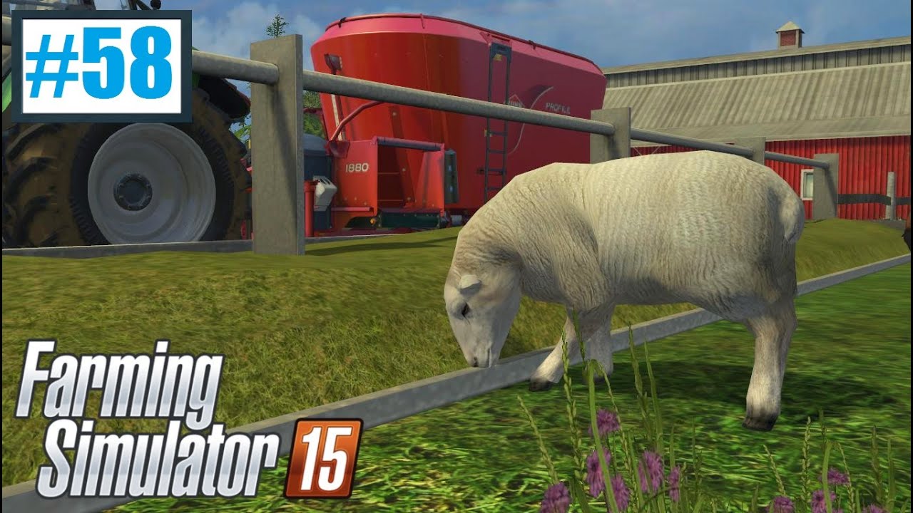 Hodowla owiec (Farming Simulator 15 #58), gameplay pl