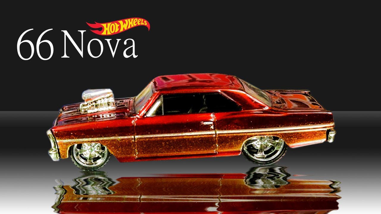 Painting Hot Wheels Cars - '66 NOVA - Pro Street Motor install