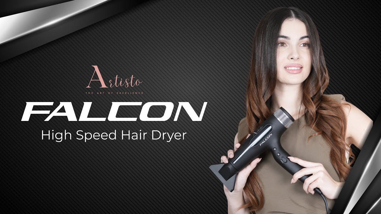 Falcon High Speed Hair Dryer– Artisto | Fast Drying +Cool Shot+ Ionic Shine 