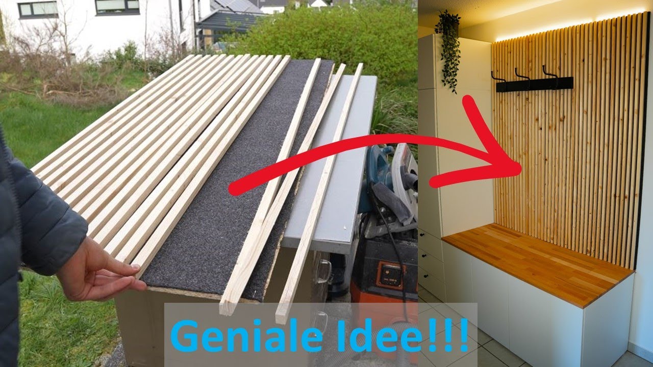 Akustikpaneele einfach und günstig selber bauen/ statt 300€ nur 70€/ DIY und Garderobe makeover