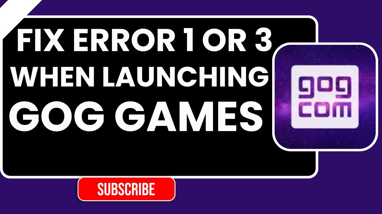 Исправление ошибок GOG 1 и 3 при запуске игр (пошаговое руководство 2026 г.)