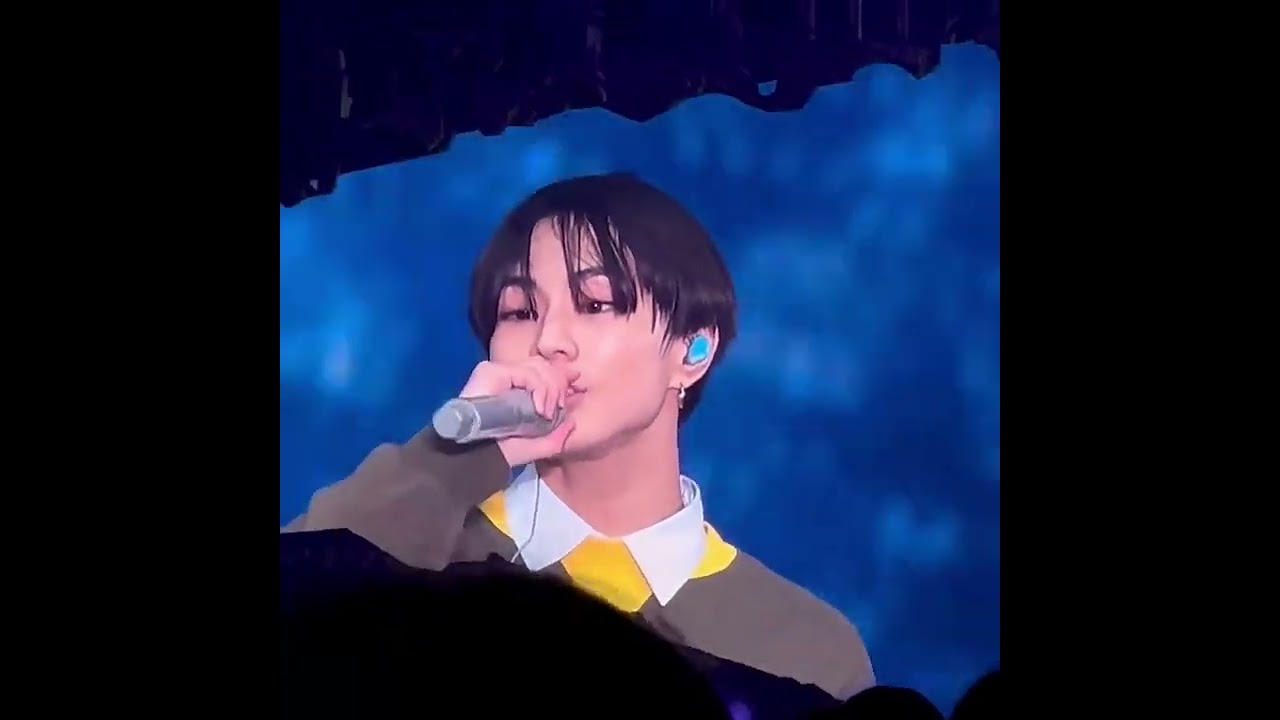 Jungwon sings a cover of ‘Lemon’ by Kenshi Yonezu at their ‘FATE PLUS’ concert today in Fukuoka!