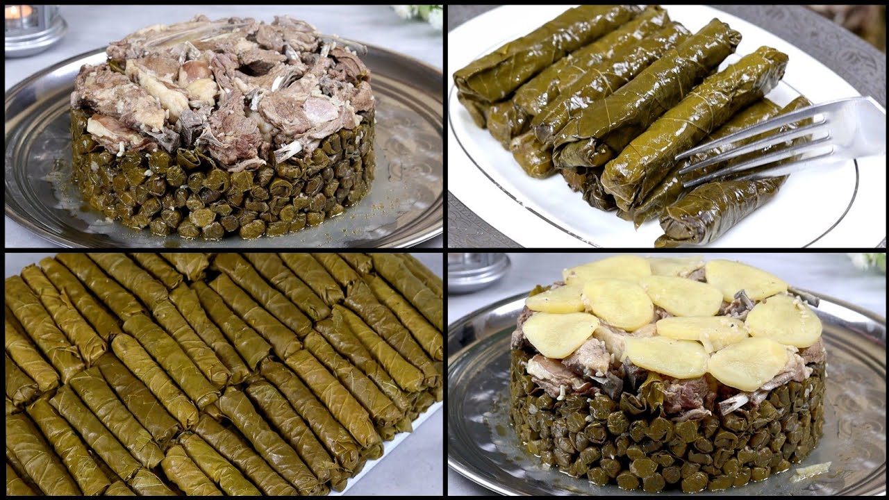 ورق عنب حامض وذايب و طعمه لا يقاوم ملك السفرة العربية🍃