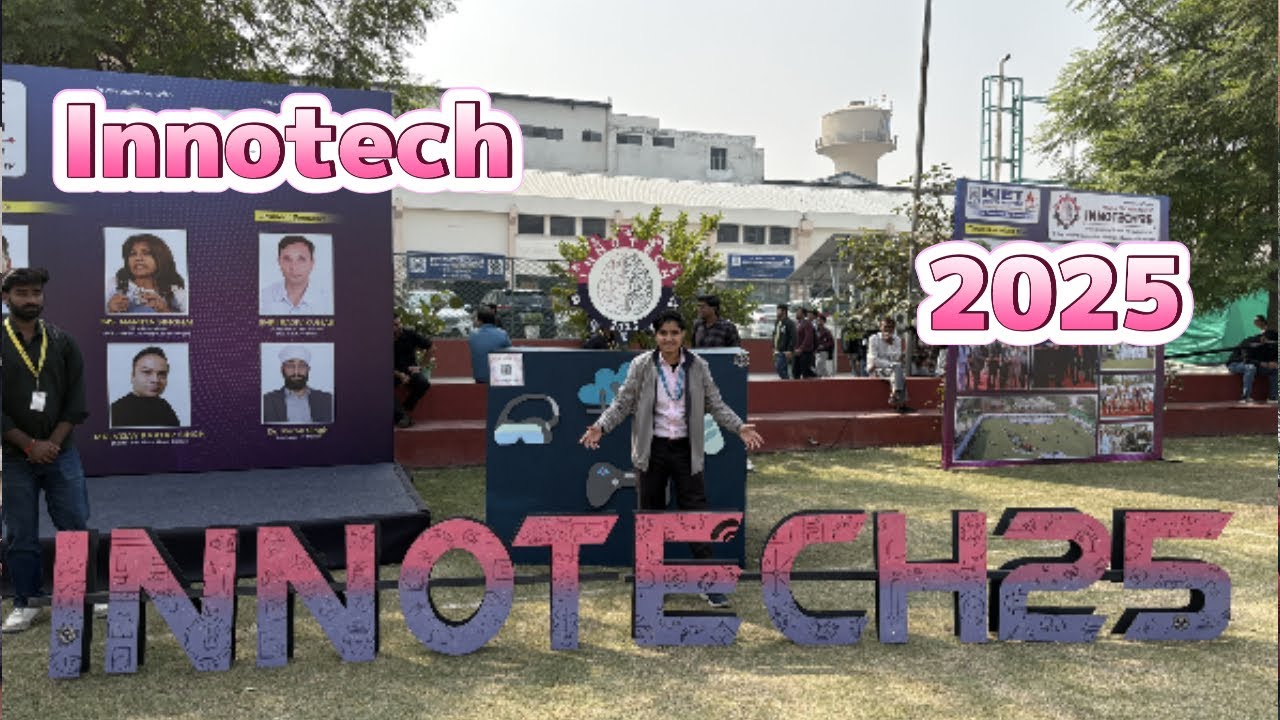 KIET Innotech 2025: Innovation, Projects & Competition Full Technical Fest Tour | @trchannel2311