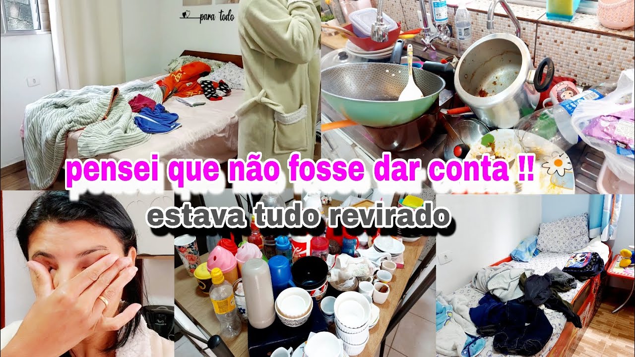 MISERICÓRDIA QUE BAGUNÇA 😱| LIMPEI TUDO SEM AGUENTAR| FAXINA RELÂMPAGO| MOTIVAÇÃO 