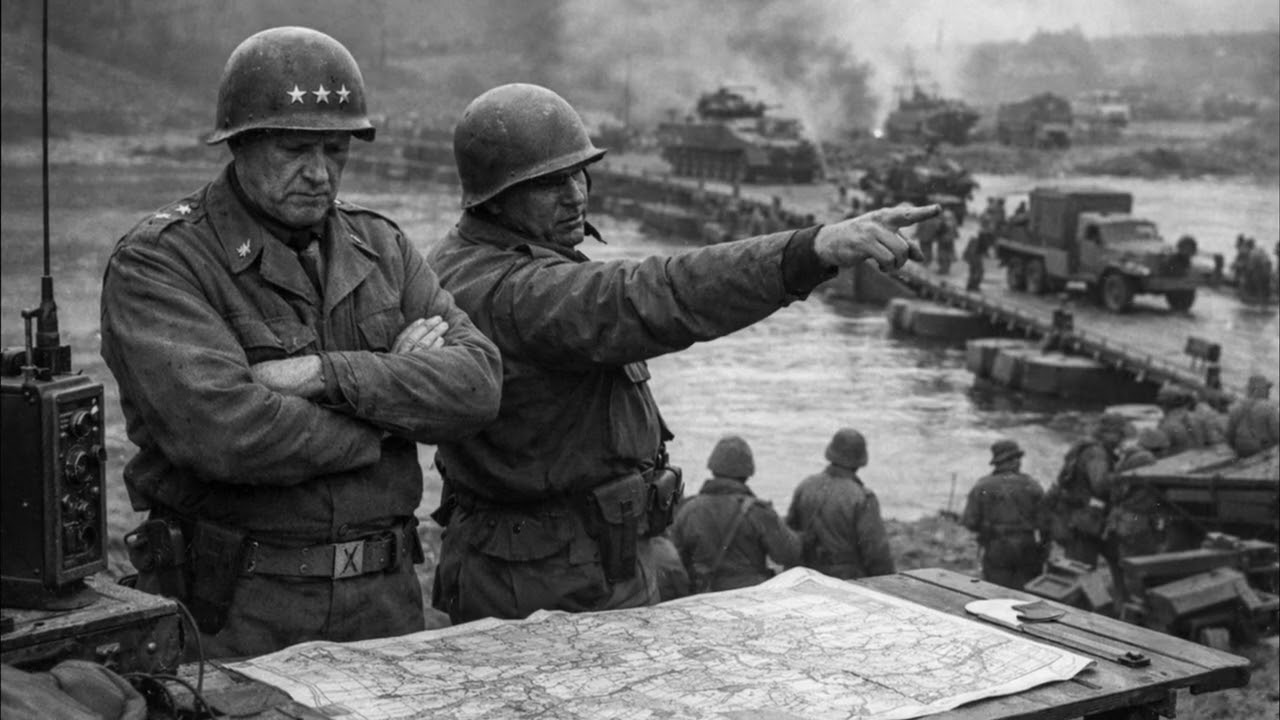 La frase de Bradley tras ver a Patton cruzar el Rin sin esperar autorización del alto mando