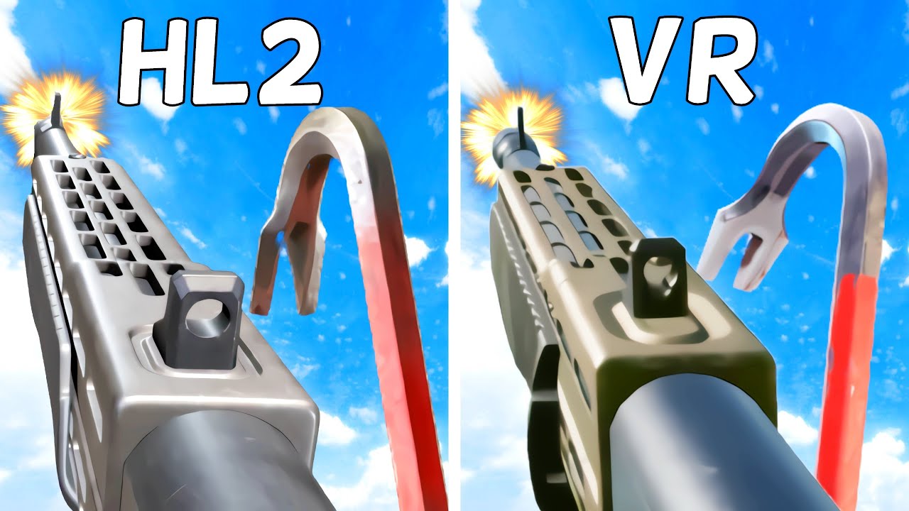 Half-Life 2 - Original vs. H3VR - Weapons Comparison