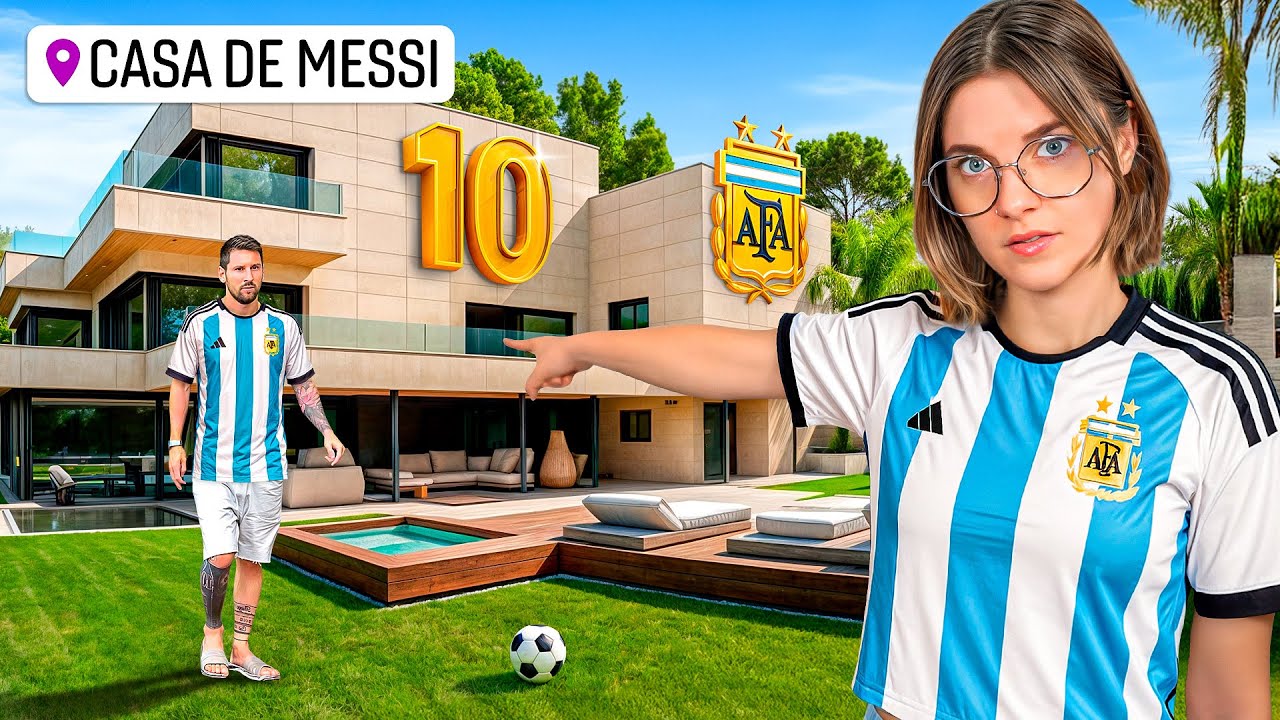24h Viviendo como Messi