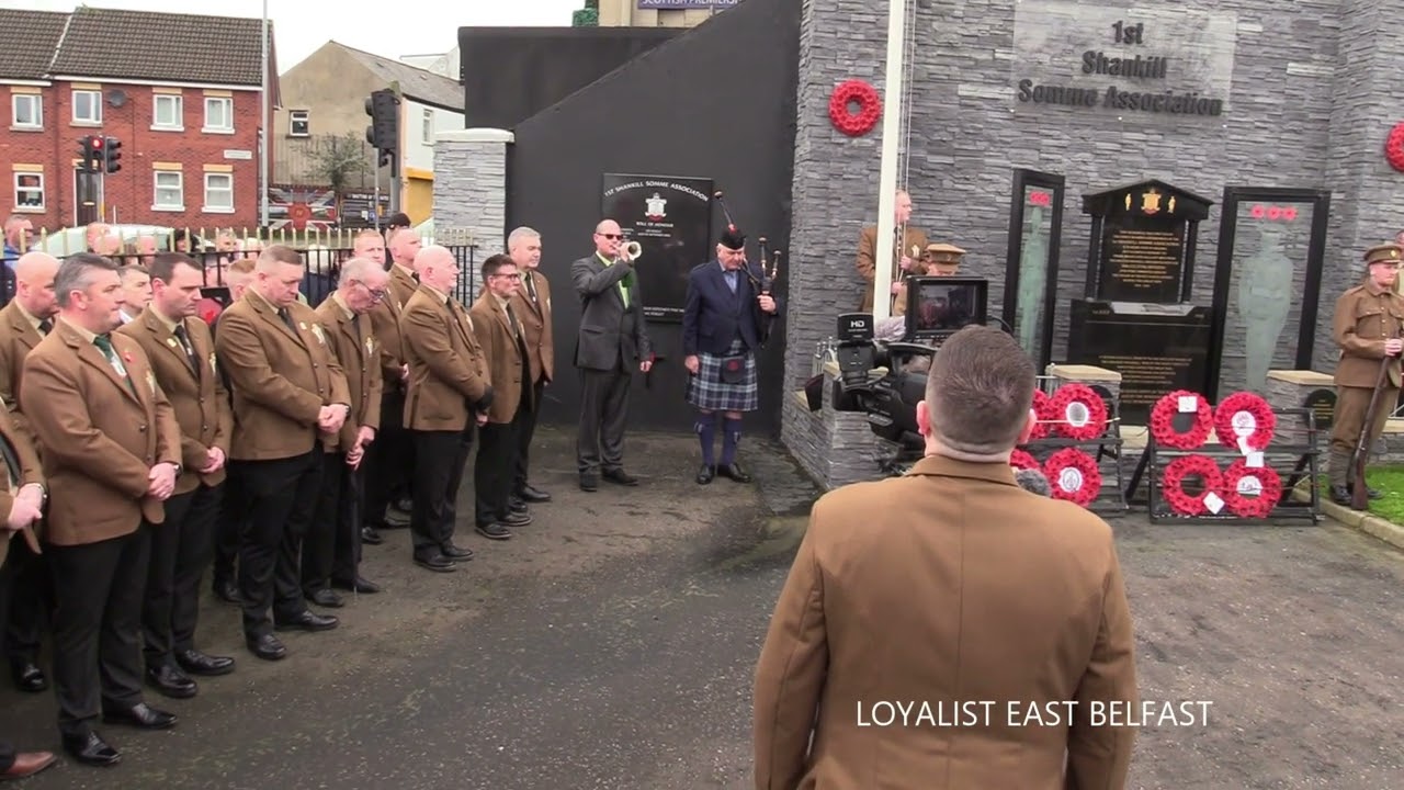 1st Shankill Somme Association Memorial 2023