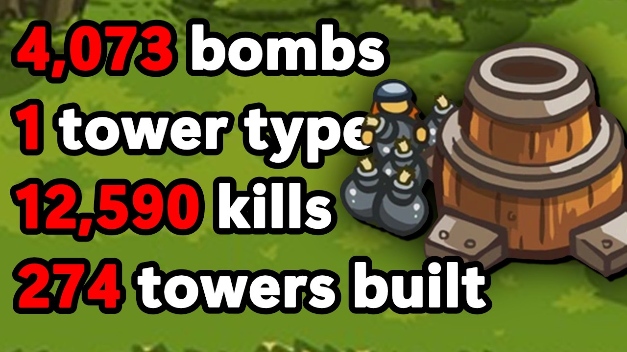I beat Kingdom Rush using only Explosives...