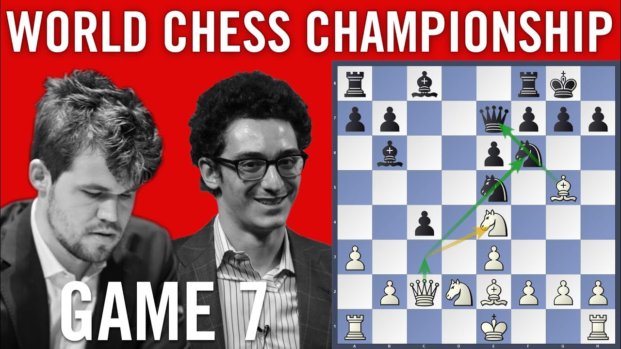 World Chess Championship 2018 Game 7: Magnus Carlsen vs Fabiano Caruana