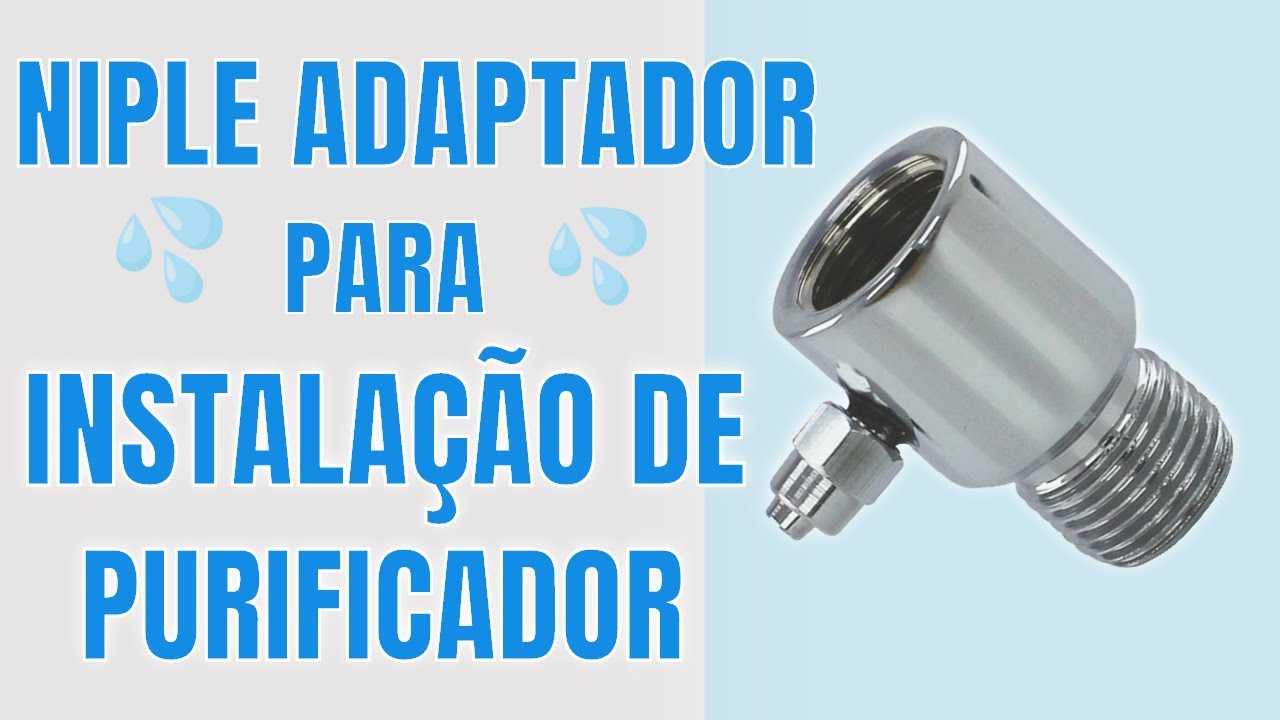 Niple Adaptador para Torneira 1/2 x 1/2 x 1/4 Sem Regulagem