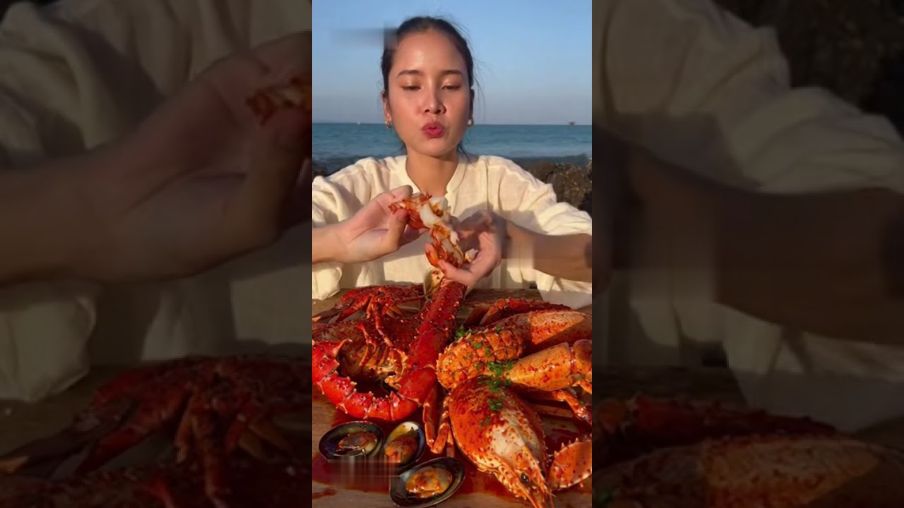 Spicy Seafood ASMR 🌶🔥 | GIANT Crab & Shrimp | Loud Eating Sounds | No Talking 