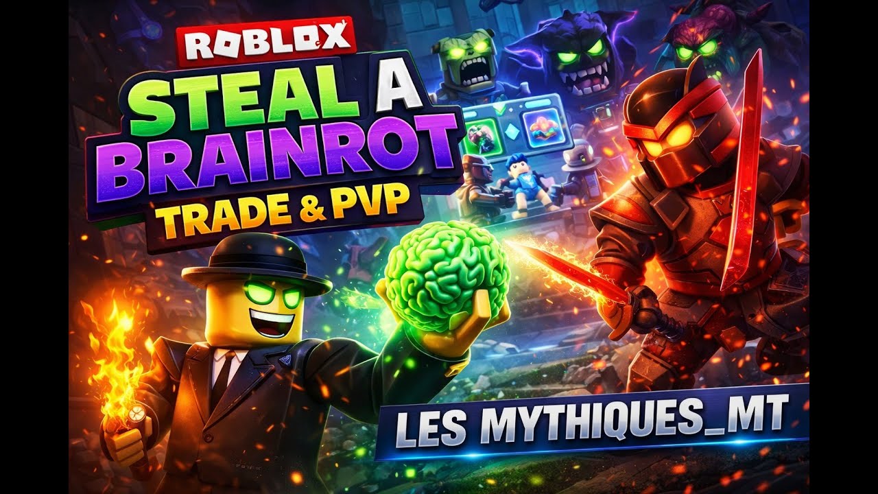 On trade + PVP  duel machine sur steal a brainrot avec @Mystère_31  #stealabrainrot #2026