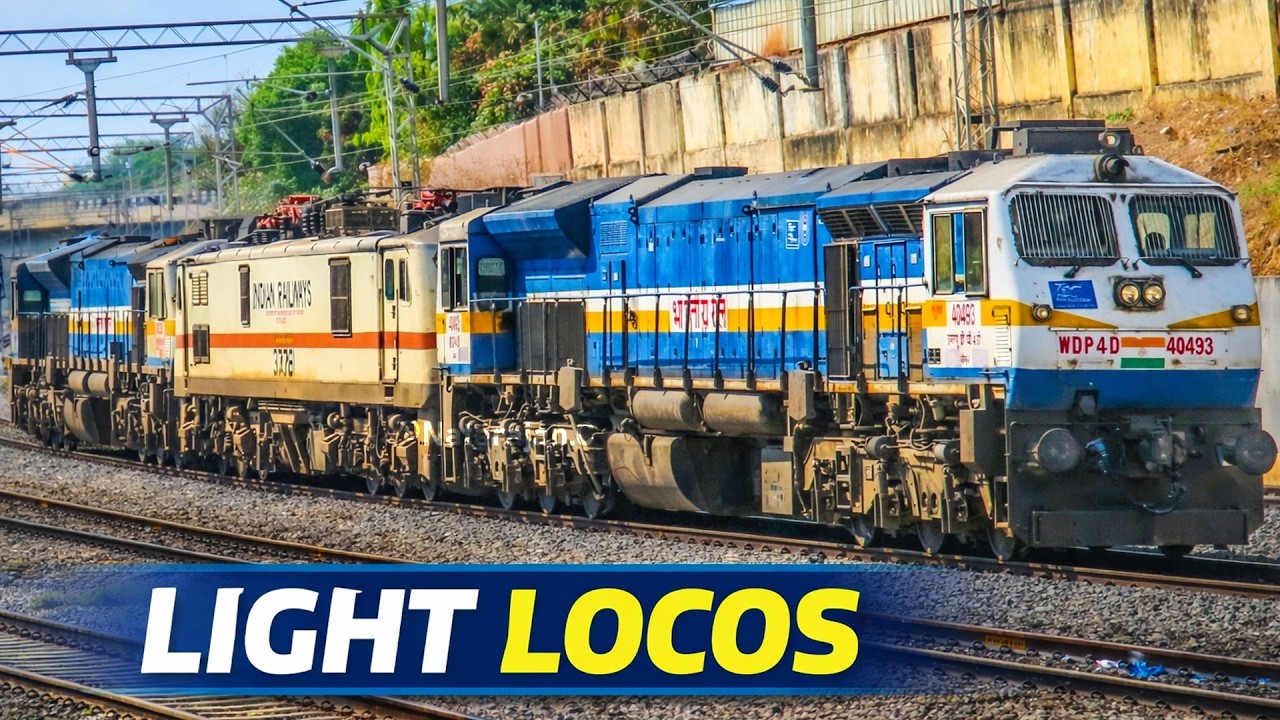 19 in 1 | Lazy Light Locomotives of Indian Railways #Indianrailways