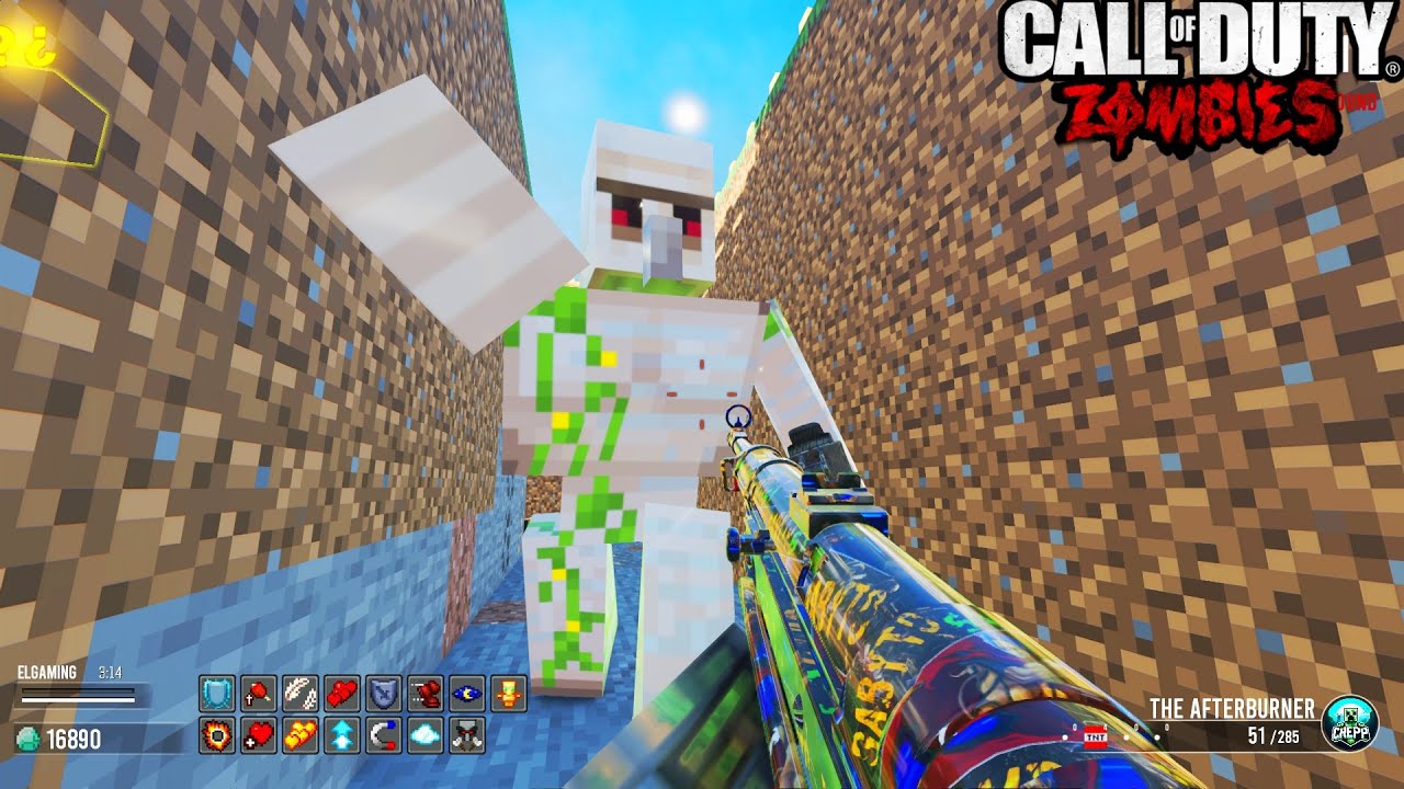 LA NUEVA TORRE INVERTIDA DE MINECRAFT CUSTOM ZOMBIES RETO COMPLICADO | BLACK OPS 3 ZOMBIES