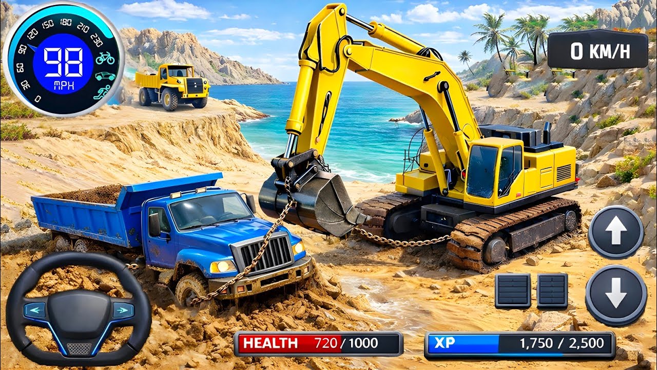 Ultimate Road Builder Simulator 2026 Gameplay &ndash; Excavator & Dump Truck Jobs (Android)